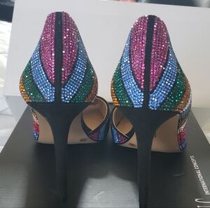 INC International Concepts Multicolor Rhinestone Heels